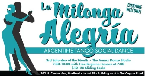 La Milonga Alegría: Argentine Tango Social Dance