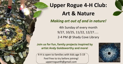 Upper Rogue 4-H Club: Art & Nature