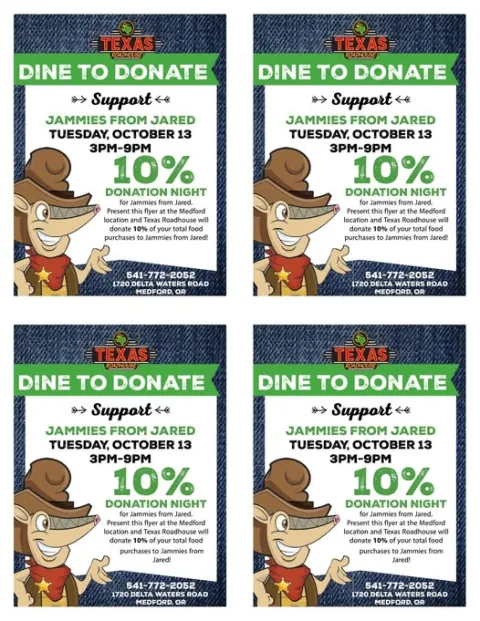 Dine to Donate: Jammies from Jared