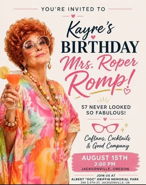 Kayre's Birthday: Mrs. Roper Romp!