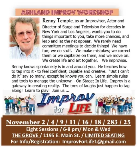 Ashland Improv Workshop with Renny Temple