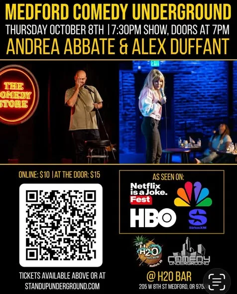 Medford Comedy Underground: Andrea Abbate & Alex Duffant
