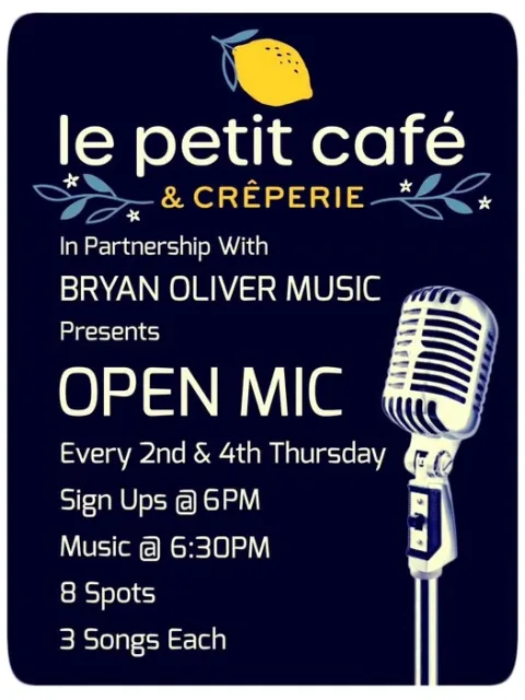 Open Mic at Le Petit Café & Crêperie