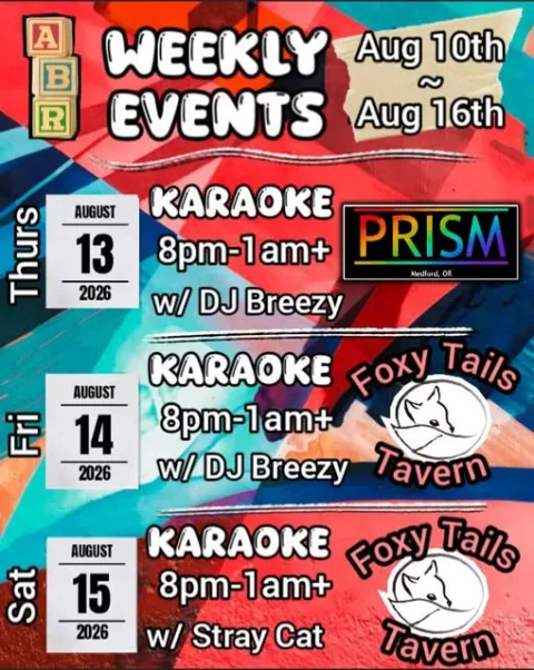 Weekly Karaoke Events